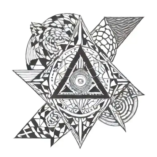 ingwaz and Triangel Mind Body Soul tattoo design idea