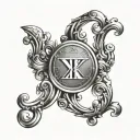 2007 In Roman Numerals tattoo design idea