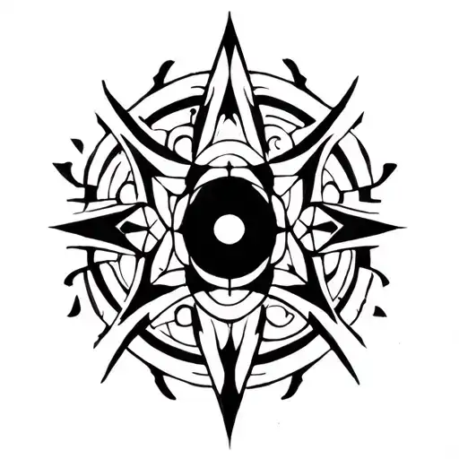 Alchemy representing rebirth tattoo design idea