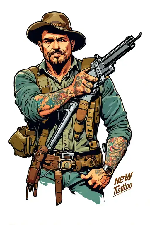 fallout new vegas tattoo design idea