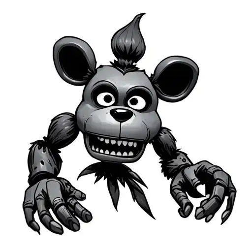 Five Nights At Freddy tattoo design idea