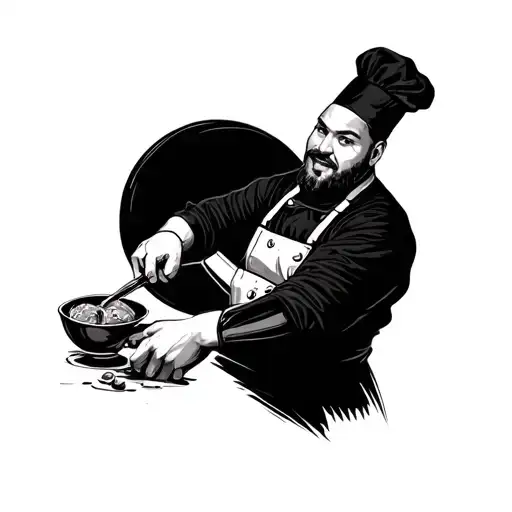 Chef tattoo design idea