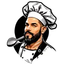 Chef tattoo design idea