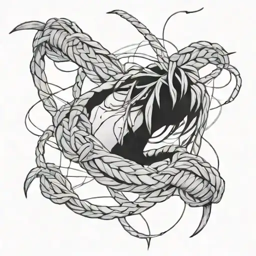 Shibari tattoo design idea