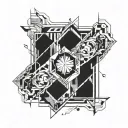 Alice eternity loop made tattoo design idea