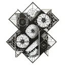 Alice eternity loop made tattoo design idea