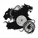 zodiac leo, virgo, capricorn and pisces tattoo design idea