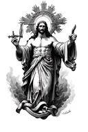 Ave Christus Rex tattoo design idea