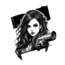 fallout nuka girl tattoo design idea