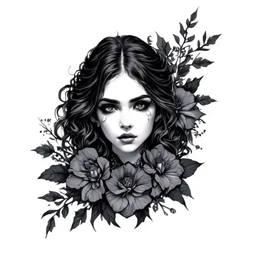 dark romance sleeve tattoo tattoo design idea