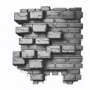 brick wall built with hands tattoo design idea