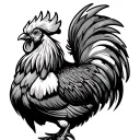 Fighting Roosters tattoo design idea