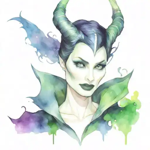 Maleficent (Disney animated) tattoo design idea