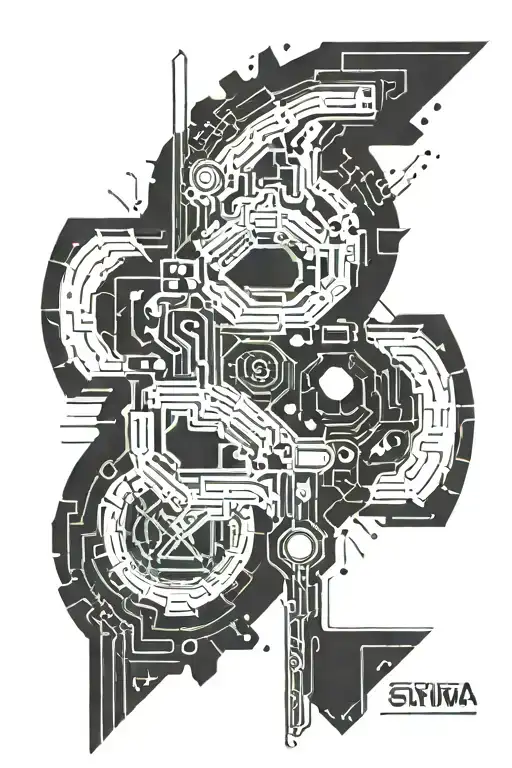 Spinal tattoo tattoo design idea