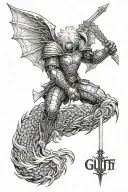 guts vs griffith tattoo design idea