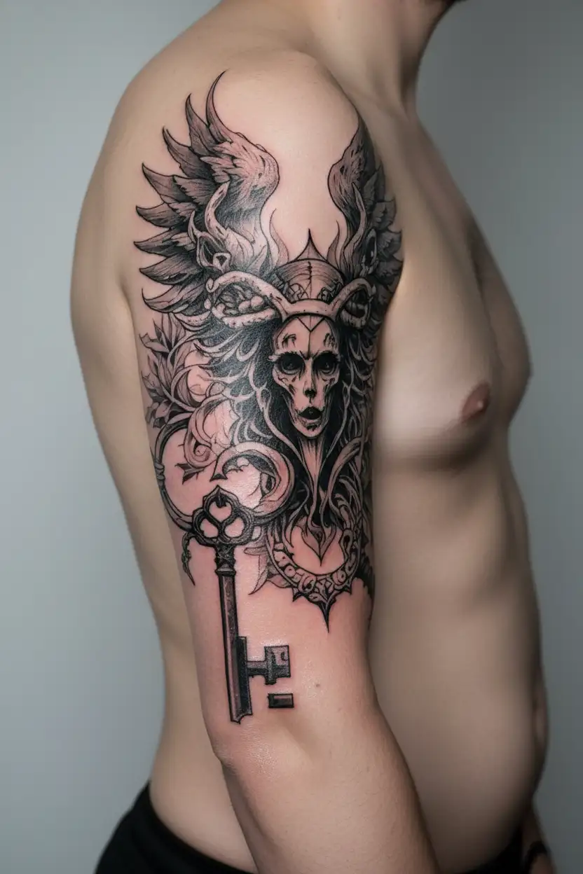 Hecate key 3 tattoo design idea