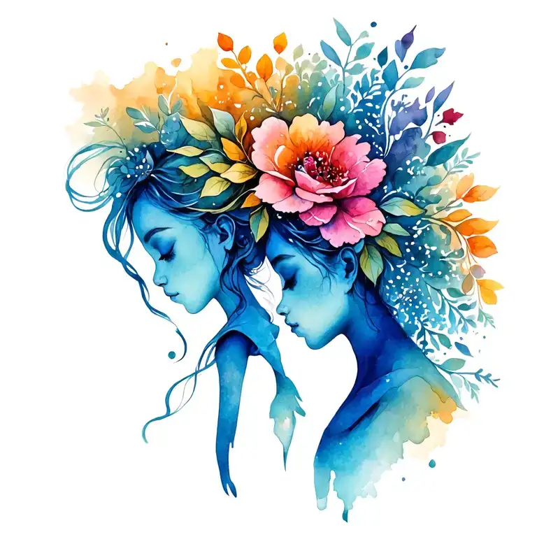 mommy and daughter matching tattoos  tattoo design idea
