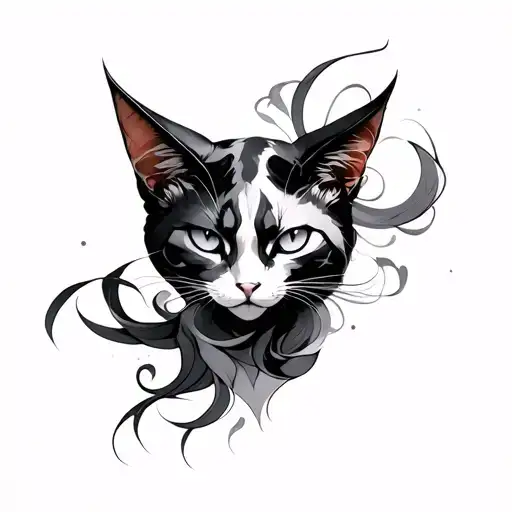 Gumiho tattoo design idea