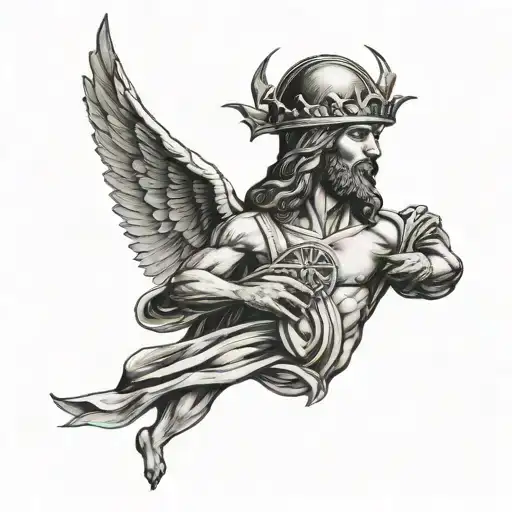 Ave Christus Rex tattoo design idea
