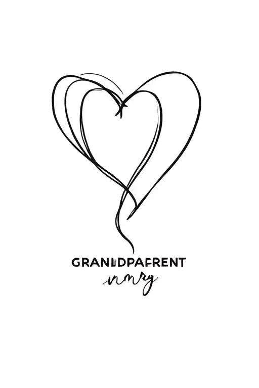 grandparent memorial tattoo tattoo design idea
