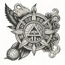 club america tattoo design idea