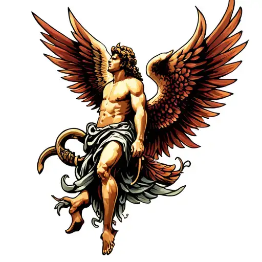 st Michael tattoo design idea