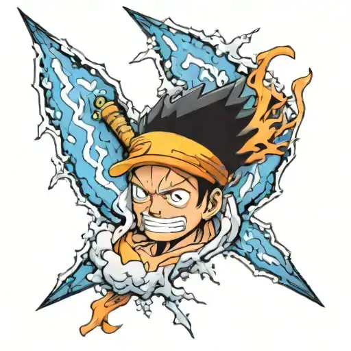 One Piece, Bleach, Naruto tattoo design idea