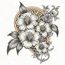 A tattoo that represents 2 miscarriages tattoo design idea