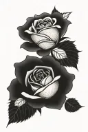 choosing between an eye and a rose tattoo design idea
