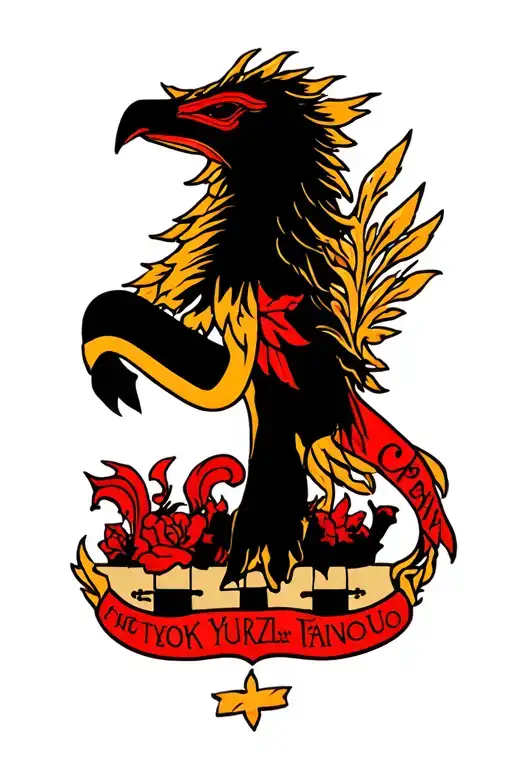 Yukon coat of arms tattoo design idea