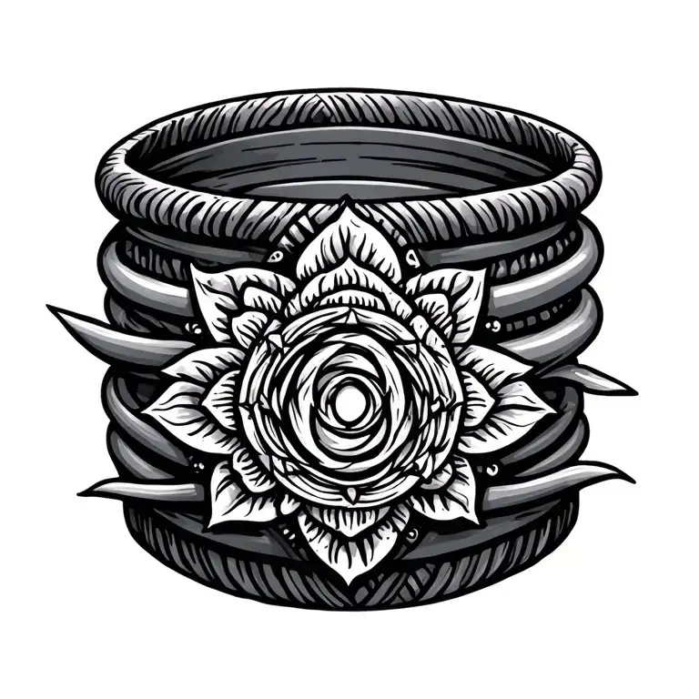 shank chakra bracelet tattoo tattoo design idea