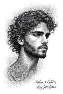 First names Matthias claries Nathan Odélia Laly Jules Leticia Advanced by chain links tattoo design idea