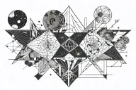 Be humble because you are made of the earth, be noble because you are made of the stars tattoo design idea