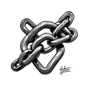 Chain Link tattoo design idea