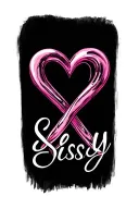 infinite love with infinity symbol, heart,and name Sissy tattoo design idea