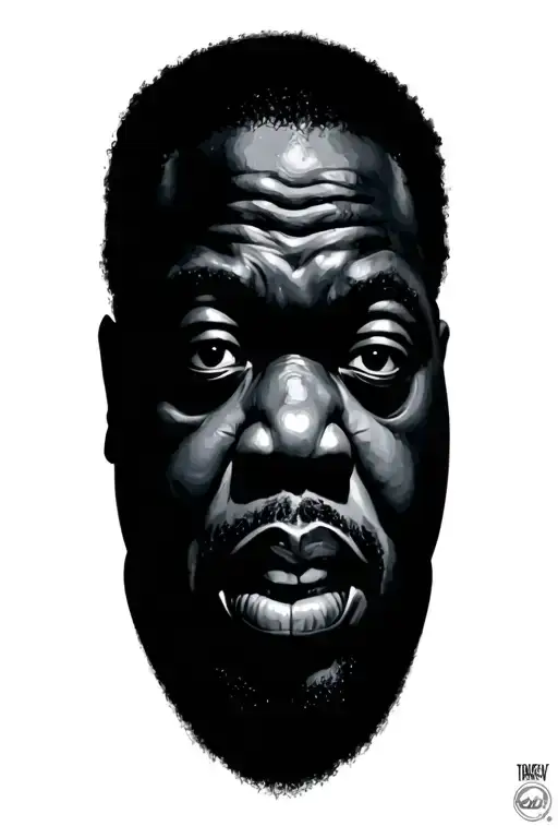 biggie smalls, life after death tattoo design idea