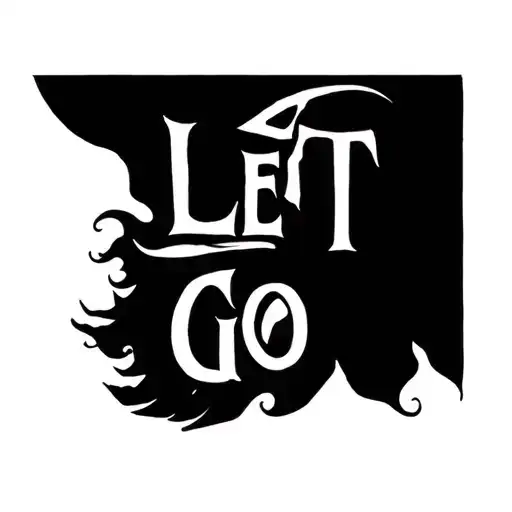 Let It Go tattoo design idea
