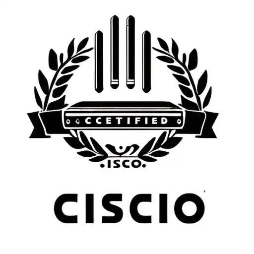 cisco ccie logo with ccie certified 25 years with a networking router and initials of family around it tattoo design idea