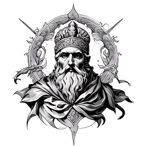 Damocles tattoo design idea