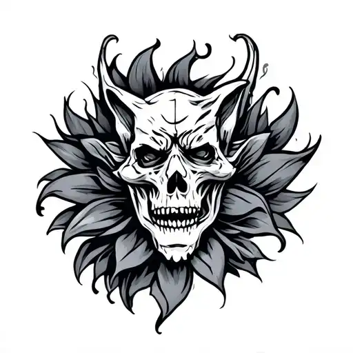 Undefeated tattoo design idea