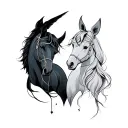 Gemini And Sagittarius tattoo design idea