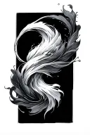 free flowing tattoo that represents life and health through movement  tattoo design idea