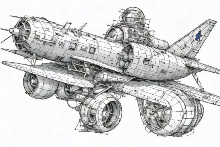 aerospace engineering tattoo design idea