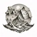 antarctica tattoo design idea