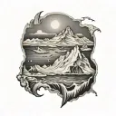 antarctica tattoo design idea