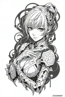 ayanami rei tattoo design idea