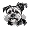 Border Terrier tattoo design idea