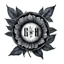 date of birth tattoo design idea