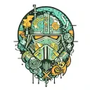 Star Wars characters tattoo design idea