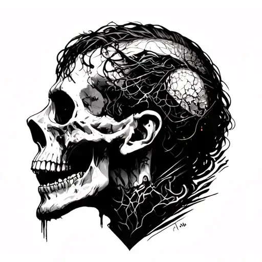 sam porter bridges from death stranding tattoo design idea